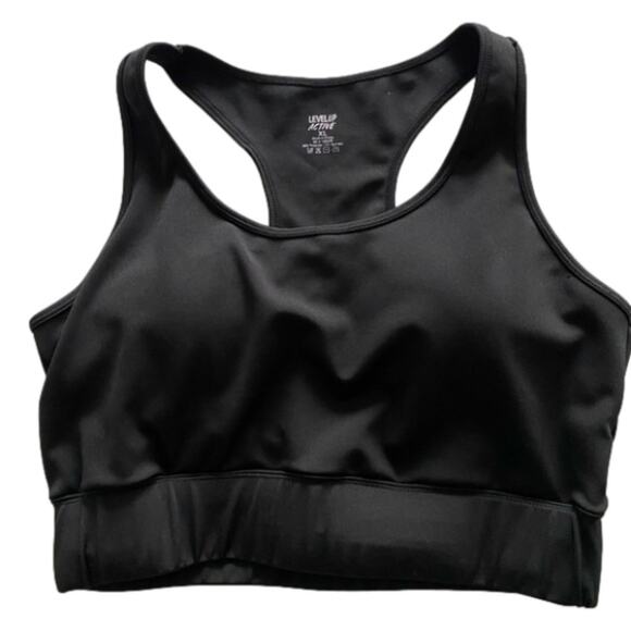 Level Up Active New Women's XL Athletic Comfort Medium Support Padded Sports Bra - Picture 1 of 4